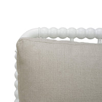 French Country Bobbin Armchair close-up of cushion and frame.