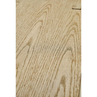 Close-up of console table wood texture, natural finish.