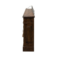 Side profile of French Country Grill Door Buffet.
