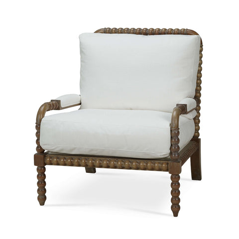French Country Mahogany Bobbin Armchair