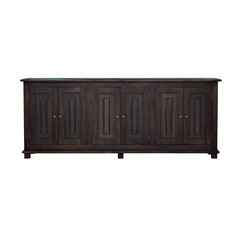 French Country Narrow Sideboard - Walnut Finish