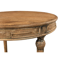 Close-up of French tea table edge and texture.