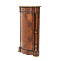 French Empire Demi Lune Buffet, side view.