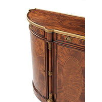 French Empire Demi Lune Buffet, close-up of edge detailing.