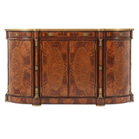 French Empire Demi Lune Buffet, front view.