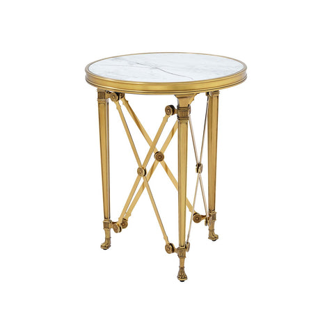 French Empire Style Round Accent Table