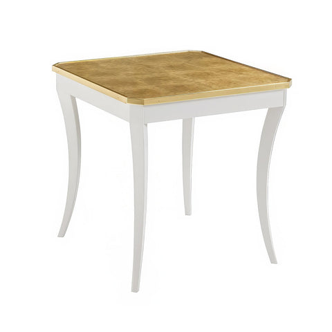 French Gold Eglomise End Table