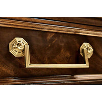 French Louis XVI console table handle and hardware.