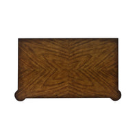 Top view of French Louis XVI nightstand wood pattern.