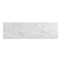 Rectangular marble slab top for dresser.