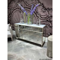 Stylish room with French dresser in alternative finish.