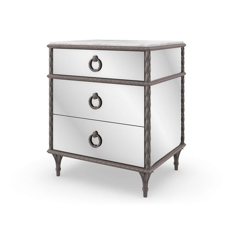 French Marble Top Nightstand