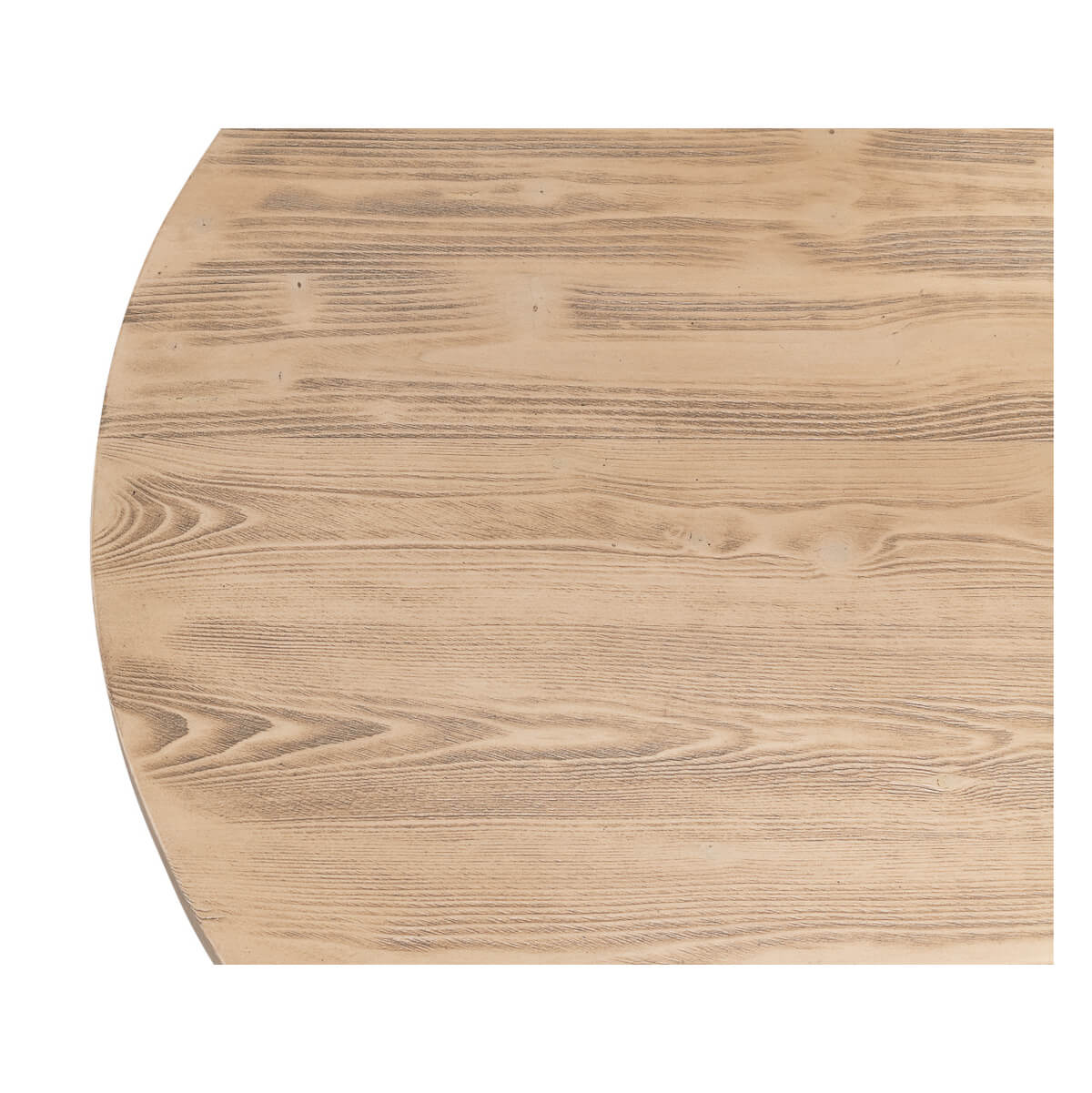 Close-up of wood grain texture on bistro table.