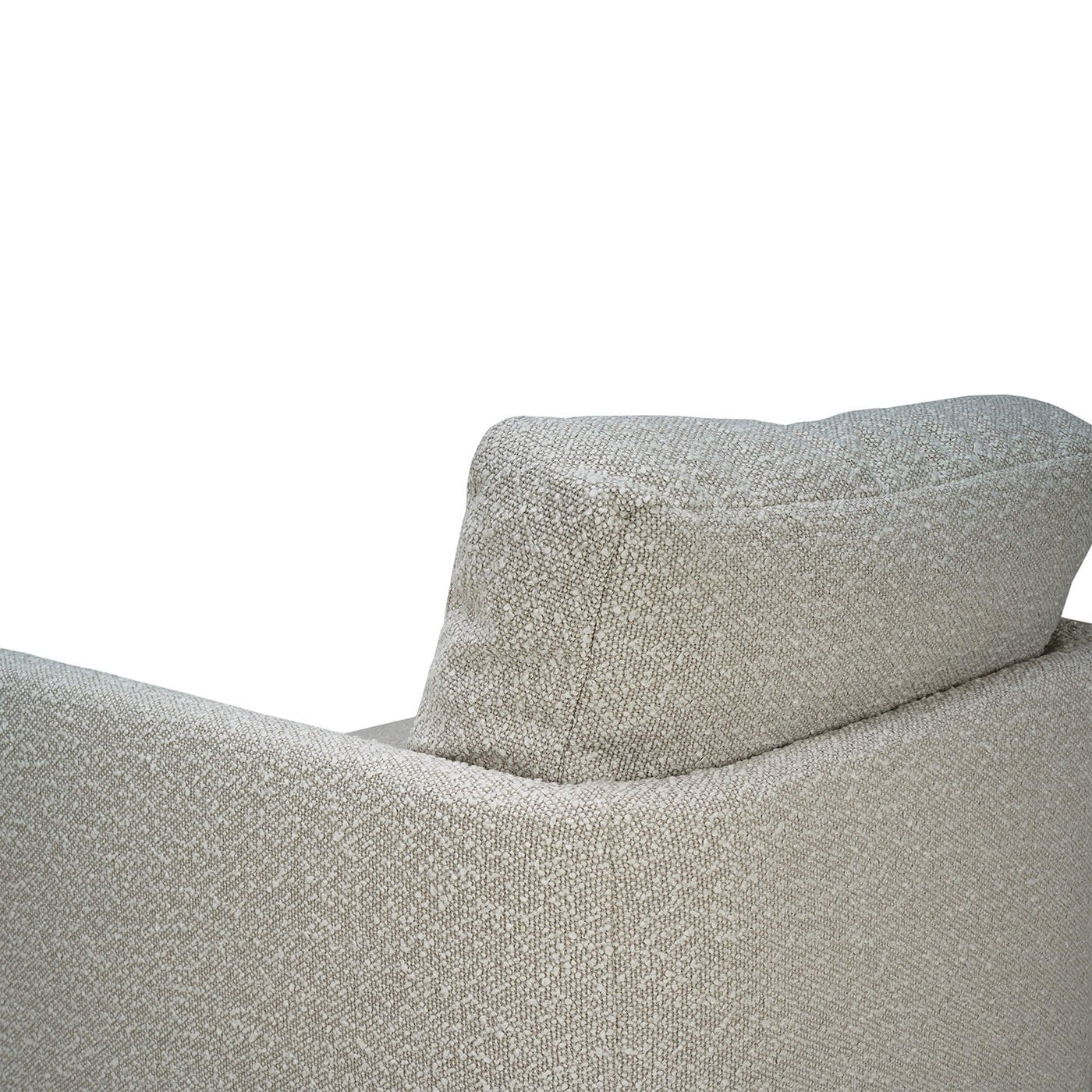 Close-up of armchair backrest texture.