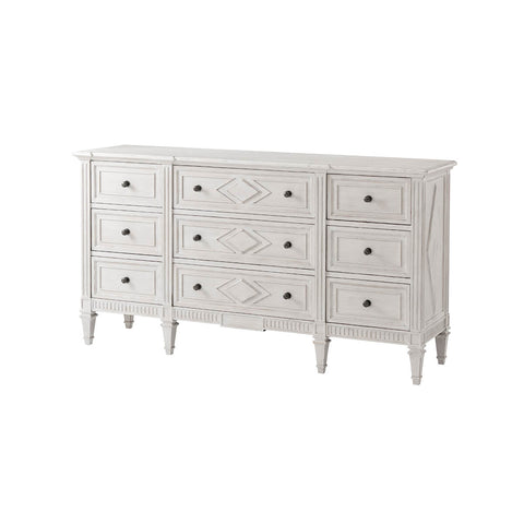 French Painted Antique Style Dresser