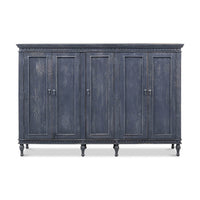 Front view of directoire style chateau credenza.