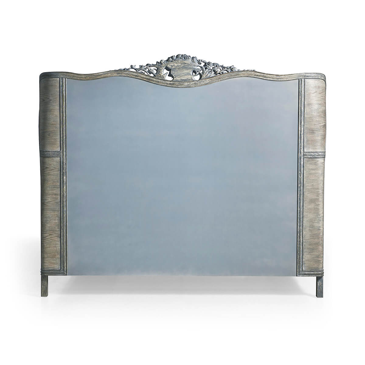Rear view of French Provincial headboard detailing.