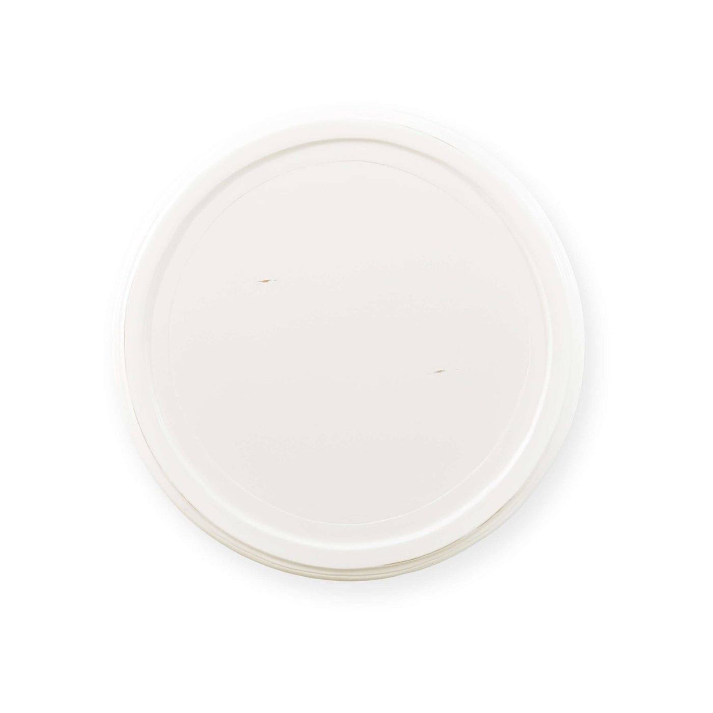 Top view of round table surface.