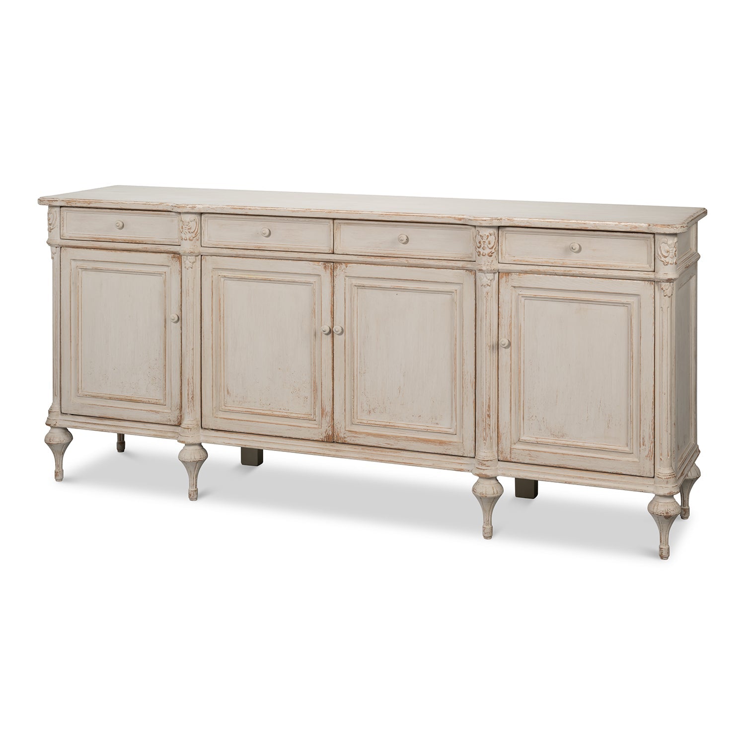 French Provincial sideboard angled front view