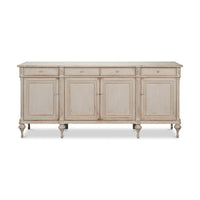 French Provincial sideboard straight front view