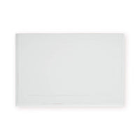Top view of French Provincial white end table surface.