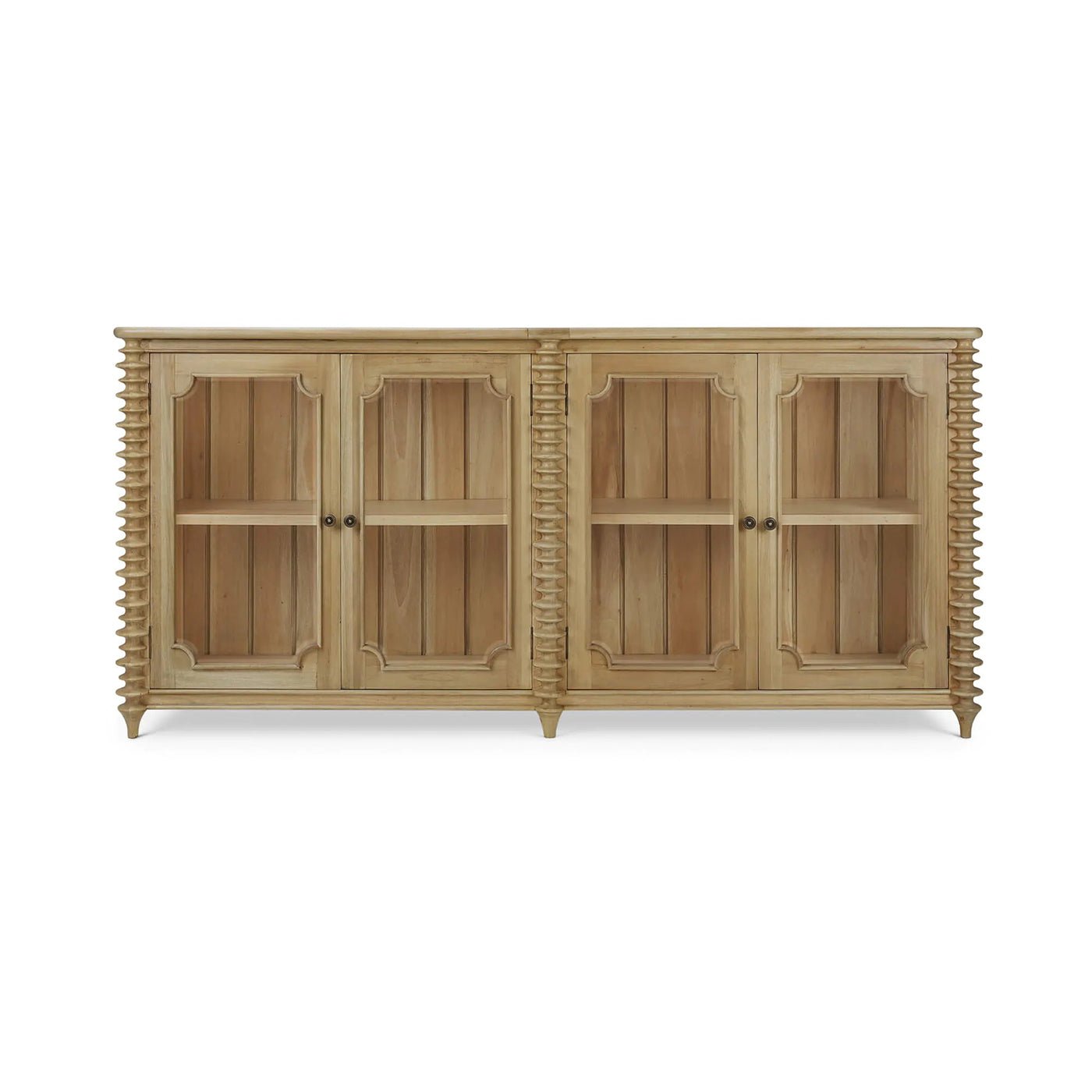 Front view of French Transitional Sideboard with closed doors.