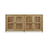 Front view of French Transitional Sideboard with closed doors.