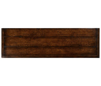 Top view dark oak texture, French Tudor server.