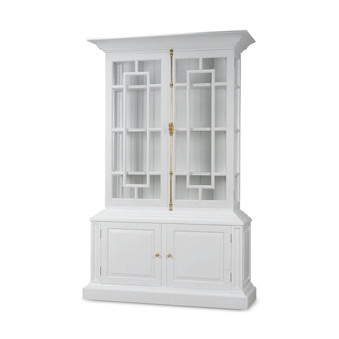 French White Display Cabinet