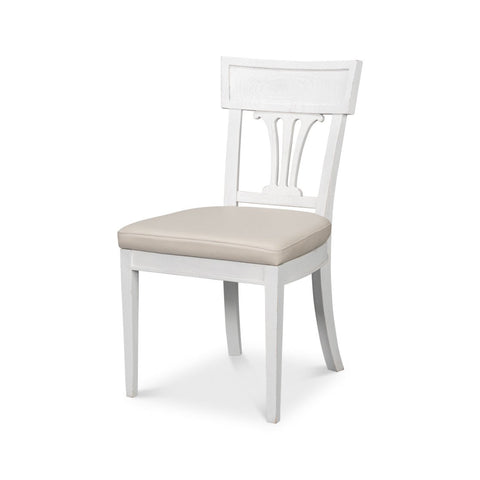 French White Painted Dining Chair