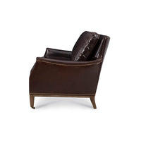 Galvin Classic Leather Sofa - English Georgian America
