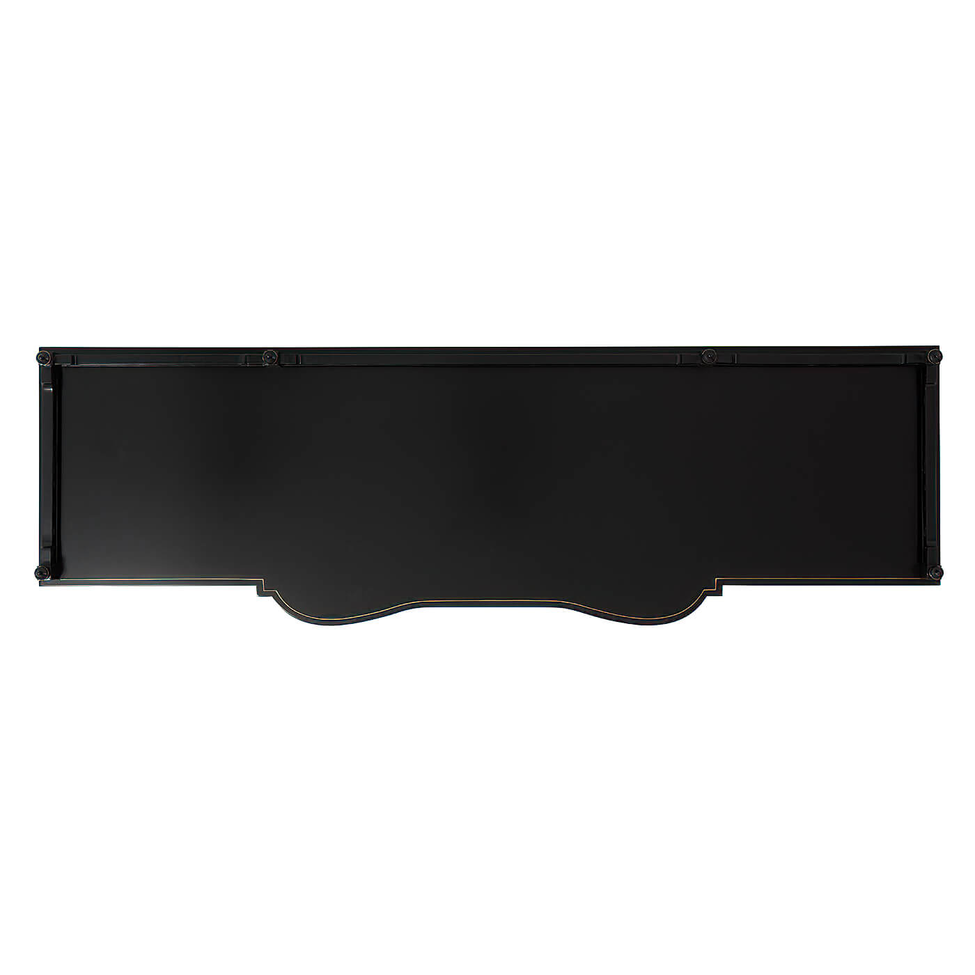Top view of Chippendale sideboard showcasing surface detail