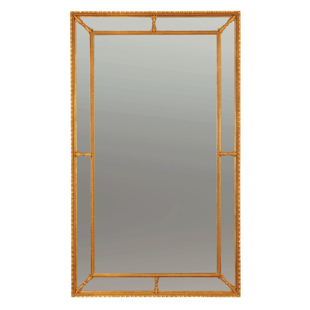 Ornate gold George III Adam Border Pier Mirror classic design.