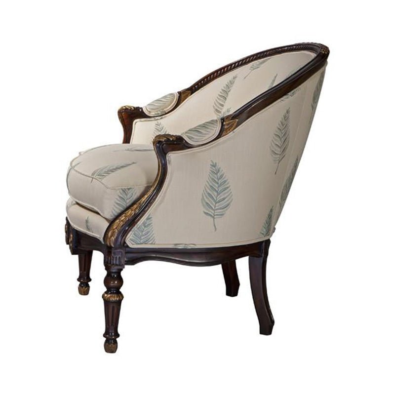 George III Bergere Armchair side view.
