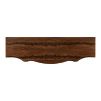 Overhead view of George III sideboard wood pattern.