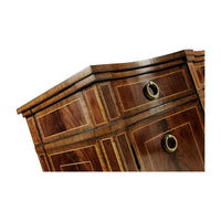 Close-up detail of George III sideboard design.