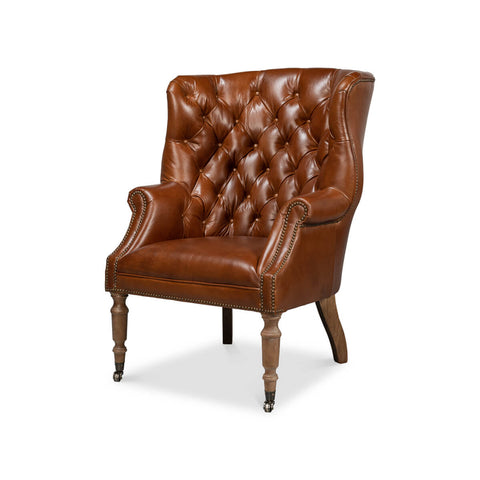 Georgian Barrel Back Wingchair