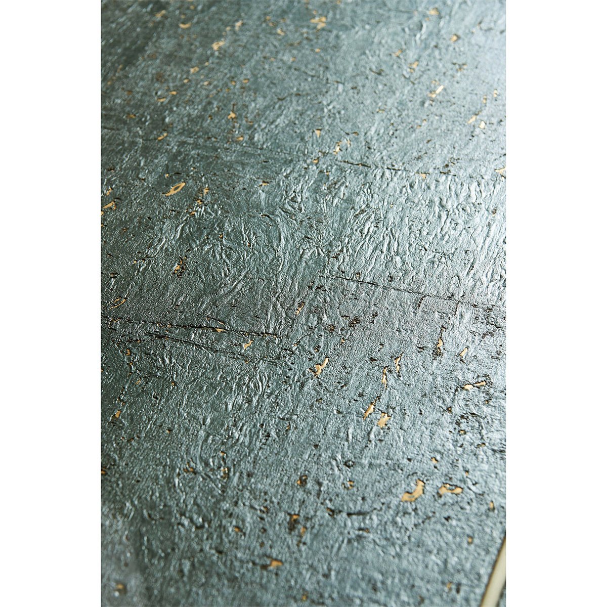 "Surface texture Georgian Bow Front Bedside Chest finish."