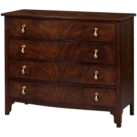 Georgian Bowfront Mahogany Chest