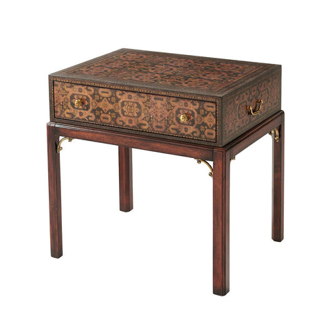 Georgian Decoupage End Table