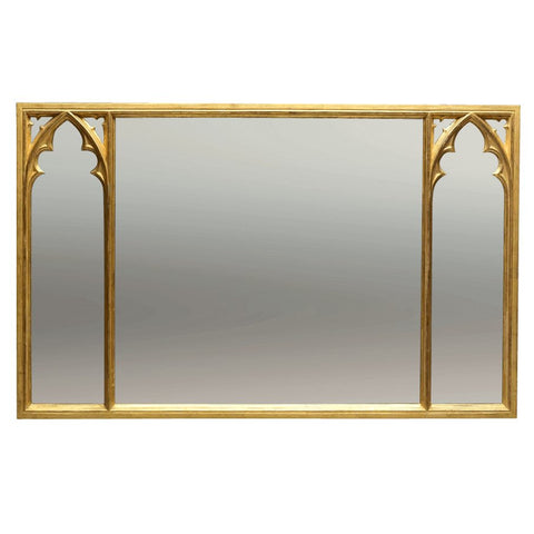 Gothic Over Mantle Mirror