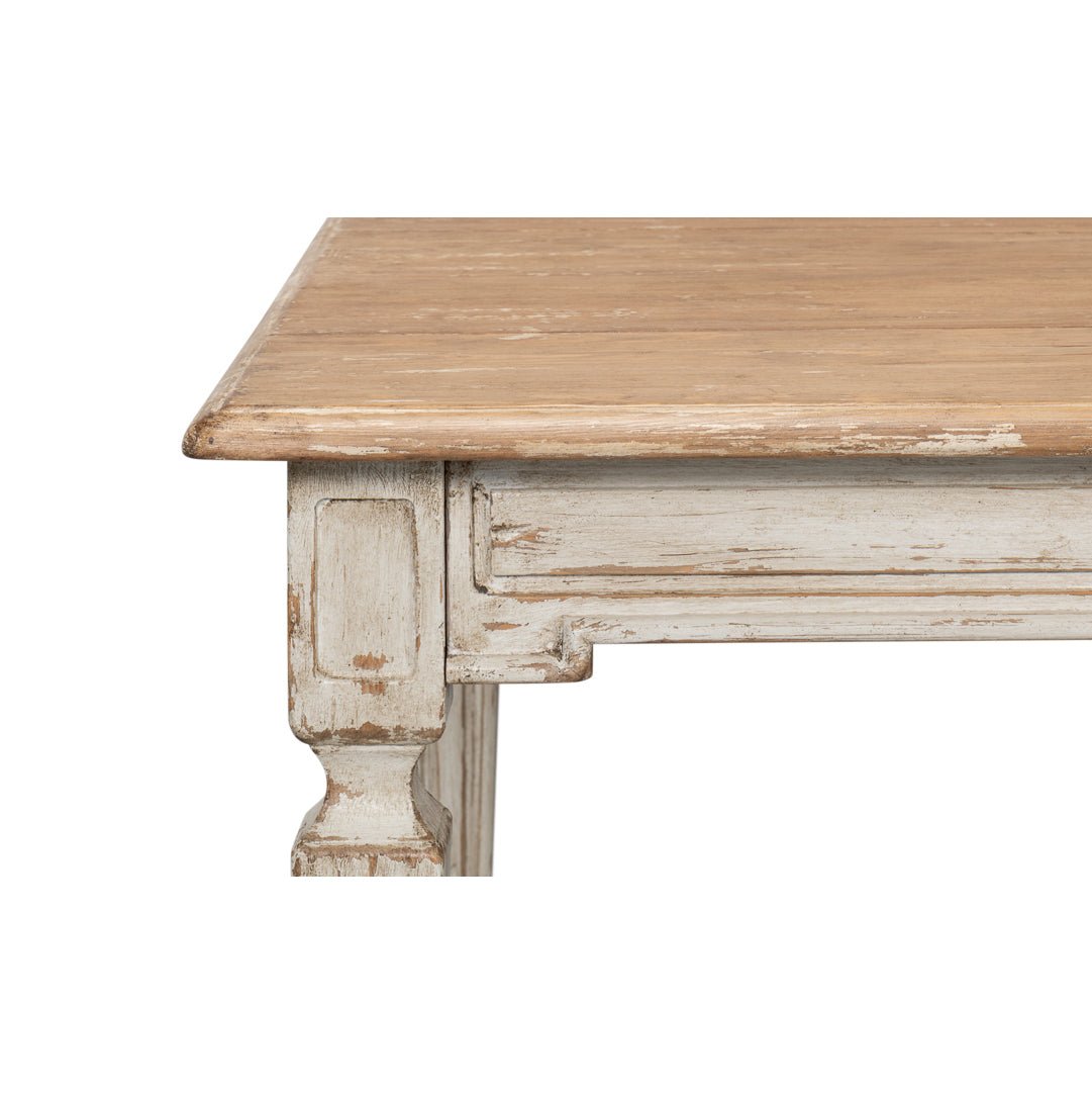 Side detailing on French Provincial dining table