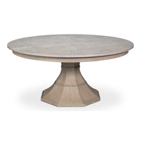 Gray Oak Expanding Jupe Dining Table - 85 1/2