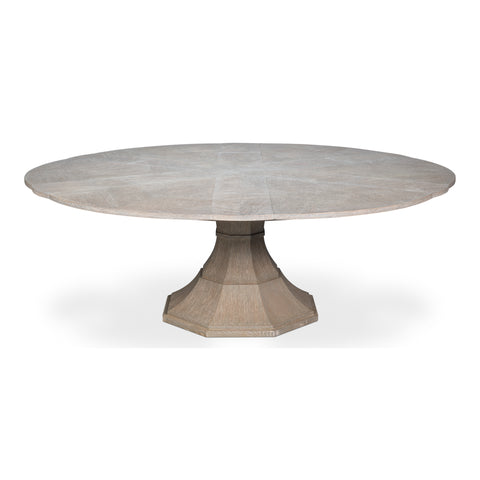 Gray Oak Expanding Jupe Dining Table - 85 1/2"