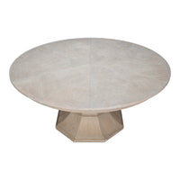 Gray Oak Expanding Jupe Dining Table - 85 1/2