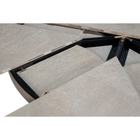 Gray Oak Expanding Jupe Dining Table - 85 1/2