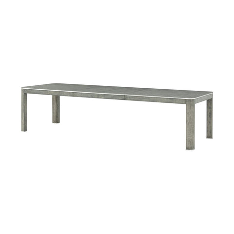 Grey Art Deco Extending Dining Table