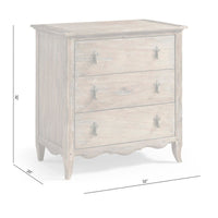 Greyed oak chest dimensions: width 32