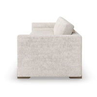 Side profile of Harmony Modern Sofa, showcasing depth.