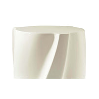 Close-up of Helix Drinks Table top edge design.